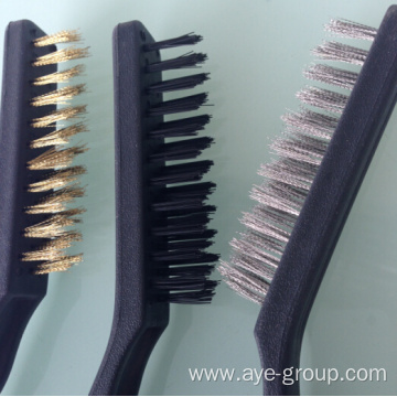 Wire Brushes With 3pcs Nylon Steel Brass Brush